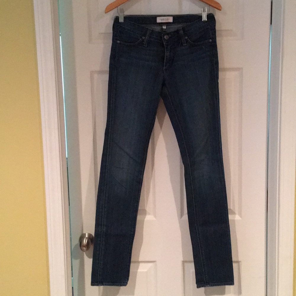 Habitual blue jeans.